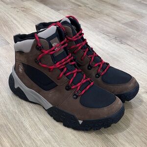 NEW Men’s Timberland Motion Scramble Mid Leather Lace Up Waterproof Hiking Boot